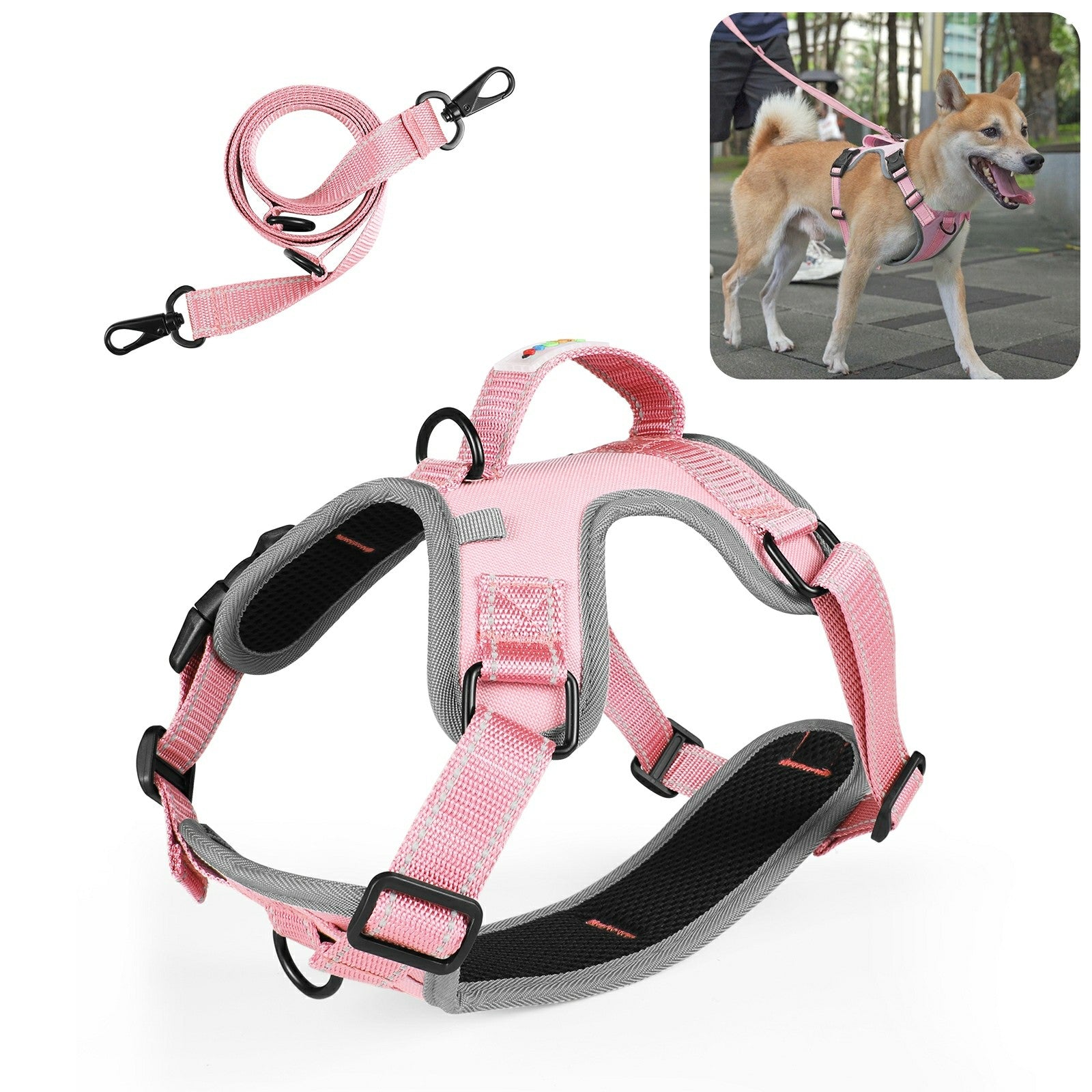 FUNADD FA3001 Dog Vest Leash Pet Traction Rope Dog Training Walking Lead Leash FUNADD FA3001 Dog Vest Leash Pet Traction Rope Dog Training Walking Lead Leash